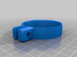 Ring clamp for bolt.  Abrazadera test1