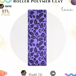 Roller Polymer Clay/Leaf and Flower/eulitec.com