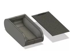 Rolling Top Pill Box