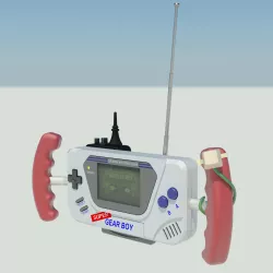 Sally face Super Gear boy game consoles and Walkie talkie