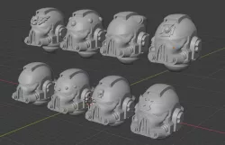 Saruman Pattern Helmet for Mod. 4 Space Soldiers