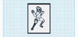 Sasuke Uchica cuadro