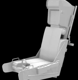 Scale ejection seat - Martin Baker MK8 - Jet Fighter/Combat seat