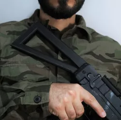 Scorpion VZ61 Full Stock 24cm (AIRSOFT USE)