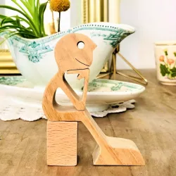 SCULPTURE OF THE THINKER STL + SVG