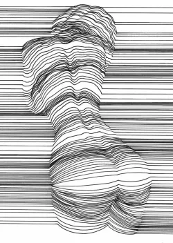 Sensual 3D Line Art by Nester Formentera