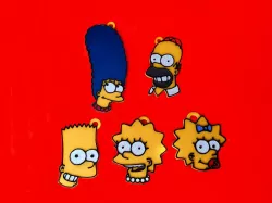 Simpsons family keychains