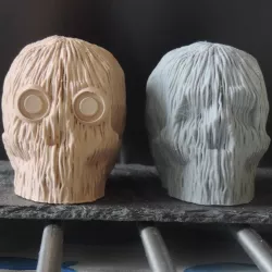Skull wood X2