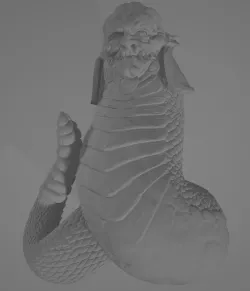 Slaanesh serpent body for marine