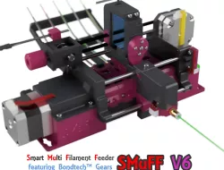 SMuFF V6 -  Smart Multi Filament Feeder with Bondtech Gears