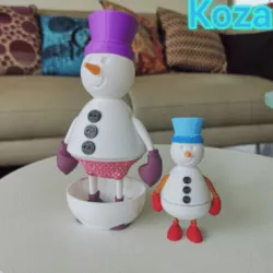 Snowman in underwear