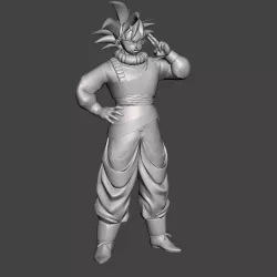 Son Goku Yadrat 3D Model