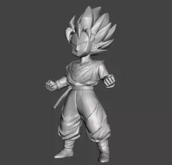Son Goten (Super Saiyan) Dragon Ball Z 3D Model