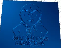 south park Stan marsh -She Dont Get it - 3d painting