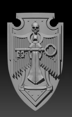 Space Knights Shields - Blank [ + pre-supported]
