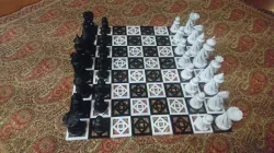 spiral chess board
