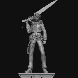 Squall Leonhart - Final Fantasy VIII -(FF8) Playstation 1 - figure