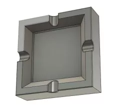 Square ash tray