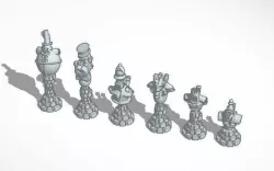 Steampunk Robot Chess