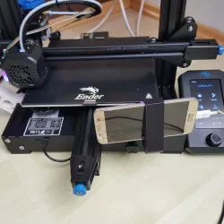 Stiff Samsung Galaxy S7 mount for Ender 3 (Pro / V2) printing bed