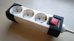 Support for power strip / Suport for power strip