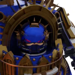The Dreadnought of The Victorious - Relic Primtemptor Dreadnought.