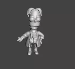 THE SIMPSONS BART SIMPSONS .STL .OBJ 3D