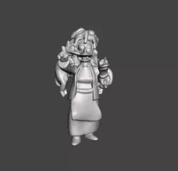 THE SIMPSONS CRAZY CAT LADY .STL .OBJ 3D