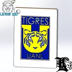 Tigres FC Club keychain