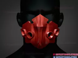 Tokyo Ghoul Tatara Red Mask - Anime Cosplay Halloween