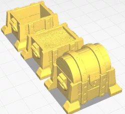 Treasure chest 3 different versions