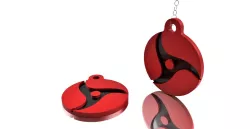 Uchiha Itachi Eye Keychain