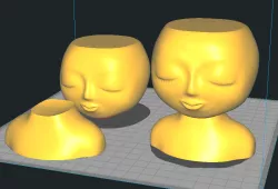 Vase Mode Woman Planter / Maceta Mujer para Modo Vasija / Vase Mode Woman Planter