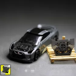 VR38 V.2 Engine Hot Wheels Nissan Skyline R35 Reguler 1/64 Scale