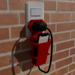 wall-mounted cellular charging bracket