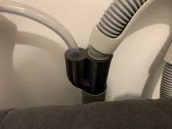 Water drain connection (washing machine, dryer)
