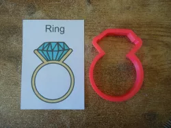 Wedding Ring Cookie Cutter