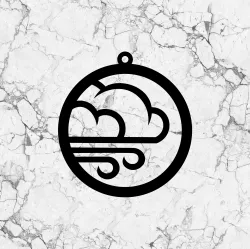 Wind Element Key Ring