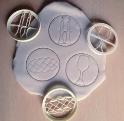x3 SHABBAT COOKIE DOUGH CUTTER religion - judaism