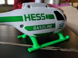 1995 Hess Helicopter Battery Cover & Landing Gear