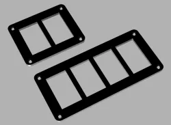 2 + 4 Gang Rocker Switch Panels