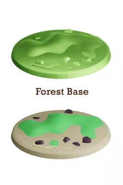 28 MM FOREST ROUND BASE