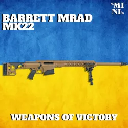 3D model Barrett MRAD MK22