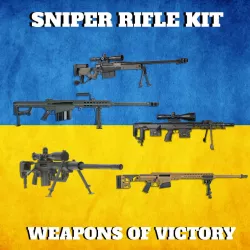 3D MODELS SNIPER RIFLE KIT