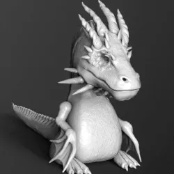 3D Printable Dragon