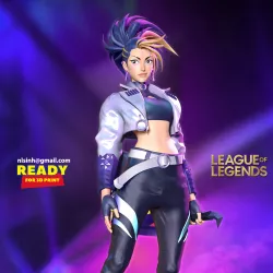 Akali - League of legends Fanart