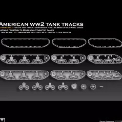American WW2 Tank Tracks And Components
