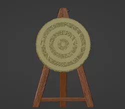 Archery Target { Tripod } ( 28mm Scale )