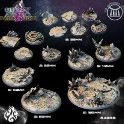 Asteroid Debris Bases Set