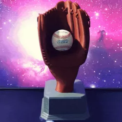 Baseball Trophy - ball holder